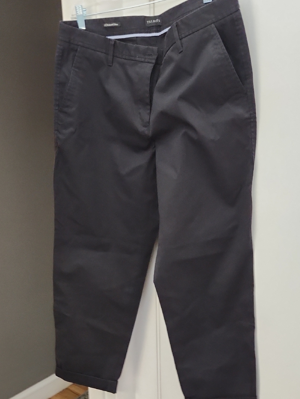 Talbots Relaxed Chino Pants in Black